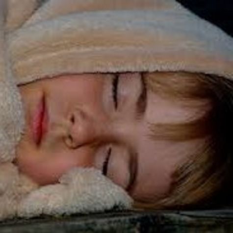 child in blanket